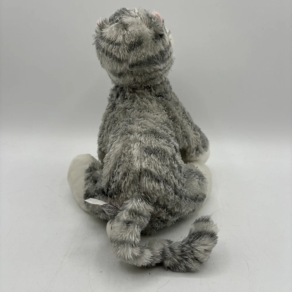 Webkinz Ganz Cheeky Cat Sterling Gray Stripe HM496 No Code Great Condition